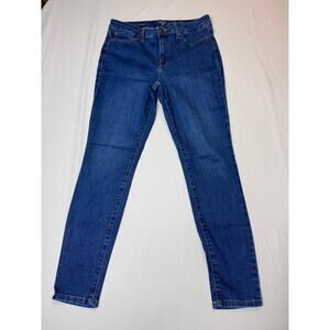 Womens NYDJ Skinny Lift Tuck Jeans Size 8 Stretch Slimming Denim